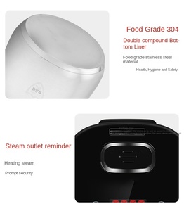 Nueva Olla Arrocera Eléctrica Multifuncional Digital Deluxe de 3L con Revestimiento Antiadherente, Control por Aplicación, para Uso en Automóviles y Autocaravanas, Baja en Azúcar, 5 Años de Garantía - Product Image 5