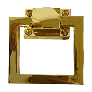 Poignée de meuble carrée en alliage de zinc poli, pour tiroir et porte d'armoire, style nordique, accessoire de quincaillerie durable - Product Image 2