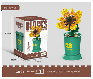 Decorazione per la casa e anniversario regalo di san valentino per graduazioni <span class=keywords><strong>mazzo</strong></span> di mattoncini artificiali creativi di rose sul retro - Product Image 2