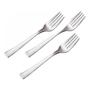 AMBASSADOR Ensemble de 3 fourchettes à fruits en acier inoxydable (16,3 cm) Chrome poli CVLX70C3 - Product Image 1