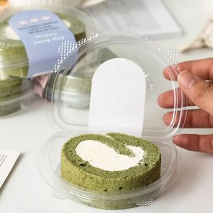 Rollo de Pastel <span class=keywords><strong>Sam</strong></span> Estilo Japonés, Rollo Suizo, Caja Individual para Hornear, Portátil, Transparente, Dividida y Empacada - Product Image 3