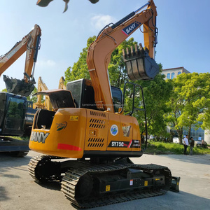 SANY SY75C Excavadora usada Original Mini excavadora de 7 toneladas Máquina de segunda mano con precio barato para la venta - Product Image 3