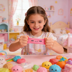 Calendrier de l'Avent 2026 PU Mystery Box – 24 Pièces de Jouets Sensoriels Anti-Stress Doux et Moelleux en Forme de Dumplings Bao Bun pour Adultes - Product Image 5