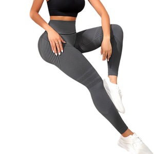<span class=keywords><strong>Leggings</strong></span> Sportivi in Spandex/Nylon con Stampa a Quadri, <span class=keywords><strong>Vita</strong></span> <span class=keywords><strong>Alta</strong></span>, Morbidi, Elasticizzati in 4 Direzioni, per <span class=keywords><strong>Fitness</strong></span> e Yoga - Product Image 6