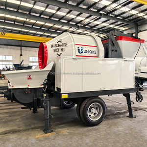 Hormigonera portátil y bomba, o eléctrico motor diésel, máquina mezcladora de hormigón, bomba hidráulica para camión - Product Image 3