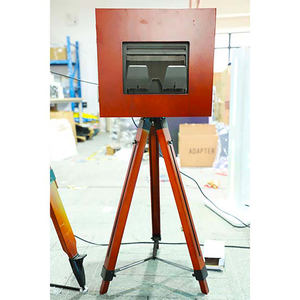 Cabina de Fotos con Espejo Mágico UNIV, Cámara para iPad, Cristal Templado Metálico, Impresión Instantánea, Vista de Gran Angular, Cámara DSLR Grande, Estuche de Madera de 15.6 Pulgadas - Product Image 4