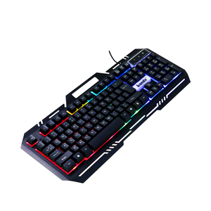 Ordenador Pc portátil Gamer Rgb Led retroiluminado ergonómico Usb con cable 104 teclas teclado impermeable teclados para juegos - Product Image 2
