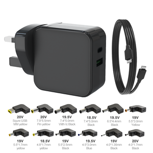 Chargeur universel pour ordinateur portable 65W DC AC avec 12 embouts pour la plupart des ordinateurs portables/ordinateurs portables <span class=keywords><strong>LSN</strong></span>-2026AD02 - Product Image 1