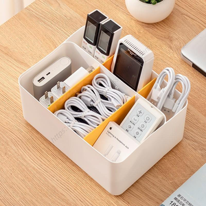 Caja Organizadora de Plástico con Compartimentos para Control Remoto de TV, Organizador de Escritorio para Oficina, Venta al Por Mayor - Product Image 3