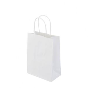 Luxury Custom Size Food-grade Kraft Paper Handle Shopping <b>Bag</b> with Offset Printing Recycled Materials OEM for Jelly & Cake - Product Image 2