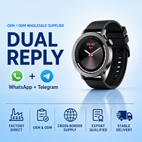 Reloj Inteligente con IA ChatGPT, Respuesta a WhatsApp y Telegram, Pago NFC, Contestar Llamadas, Resistente al Agua 3ATM, Monitor de Actividad Física, Modos Deportivos, 1.45 Pulgadas