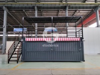 Bar en conteneur préfabriqué sur mesure, assemblage rapide, bar en conteneur préfabriqué avec installation d'équipement personnalisé