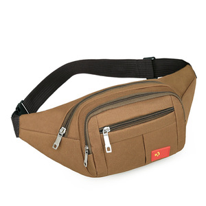 New Lightweight Men's Nylon Fabric Waistpack Leisure Sports Travel Chest Bag Portable Fashion One Shoulder Crossbody <b>Backpack</b> - Product Image 3