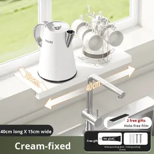 Sans perceuse seuil de fenêtre comptoir rallonge balcon élargissement carte d'extension support de rangement de bureau cuisine rangement mural - Product Image 6