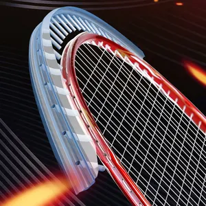 QICHUAN PIONNIER 300 en alliage d&#39;aluminium 85-89g nouveau brevet cadre protecteur conception raquettes de badminton
