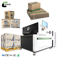 Impresora de Inyección de Tinta Automática Chicai HP A3 de Una Sola Pasada para Cartón Corrugado y Bolsas de Papel, Multifunción de Alta Velocidad