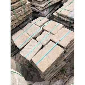 Pavés en granit gris antique de Chine, récupérés, pour jardin, patio rustique - Product Image 4