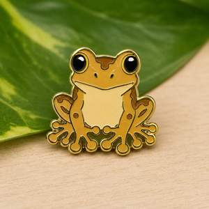 Pin de solapa de metal esmaltado de alta calidad al por mayor, diseño personalizado de rana <span class=keywords><strong>Coqui</strong></span>, insignia del símbolo nacional de Puerto Rico, criatura tropical - Product Image 3