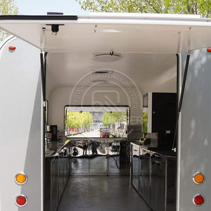 Chariot de salle à manger mobile flexible en acier inoxydable, durable et multicouche, spécialement conçu pour les activités de restauration en plein air - Product Image 5