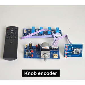 远程前置放大器音量控制<span class=keywords><strong>4</strong></span>路音频输入信号选择器切换 + 静音用于高保真放大器板升级 - Product Image 5