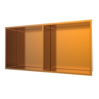 LEXI – Niche de douche ménagables, étagère de rangement pour insertion, 12x28 pouces, dimensions d'installation: 13x29 pouces, étanche, mousse XPS