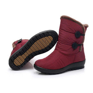 Botas de invierno para mujer, botas de nieve de invierno impermeables cálidas para mujer, botines R0921 - Product Image 3