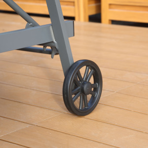 Chaise longue <span class=keywords><strong>de</strong></span> plage empilable, chaise longue <span class=keywords><strong>de</strong></span> <span class=keywords><strong>bord</strong></span> <span class=keywords><strong>de</strong></span> piscine, chaise longue <span class=keywords><strong>de</strong></span> jardin avec roulettes - Product Image 3