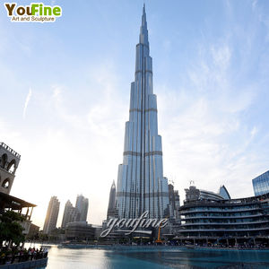 Estatua metálica de gran tamaño para decoración del parque al aire libre, estatua de acero inoxidable, escultura grande - Product Image 3