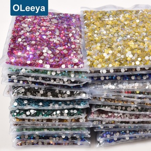 Offre Spéciale – Lot de 14400 Strass en Verre à Dos Plat (Non Thermocollants) Tailles Mixtes SS3-SS20, Couleur Argentée, pour Nail Art et Bricolage - Product Image 5