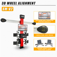 Equipo de Taller SAMFD, Elevador de Autos de Cuatro Postes y Máquina de Alineación de Ruedas 3D en Venta