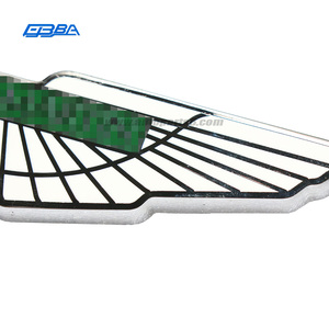 Logo de marque en métal pour Aston Martin DB11 autocollant de décoration de voiture en argent plaque signalétique emblème insigne OE HY53-407A74-AA - Product Image 2