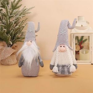 Lot de 2 grands gnomes en peluche pour décoration de cheminée de salon, cadeau de fête, décoration de Noël Tomte suédois - Product Image 1
