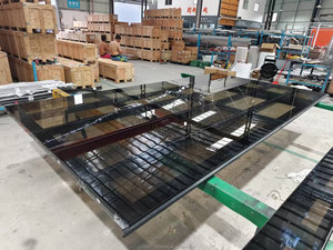 <span class=keywords><strong>Porte</strong></span> de <span class=keywords><strong>garage</strong></span> sectionnelle <span class=keywords><strong>électrique</strong></span> moderne en aluminium, étanche, à vue complète en verre, de haute qualité, pour la vente en gros - Product Image 3