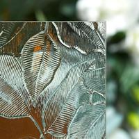 Vidrio Estampado Elegante con Diseño Floral de Alta Calidad para Decoración del Hogar, Tamaños Personalizados Disponibles