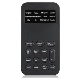 M3 קול מחליף נייד טלפון מחשב עם מיני כרטיס קול אחד מפתח קול מחליף הקלטת לאכול עוף משחק עוגן
