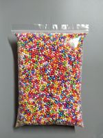 Balles en mousse souple, micro-mousse, slime, billes en polystyrène, styrofoam, petites billes en mousse multicolores, jouet éducatif, marque XFDO