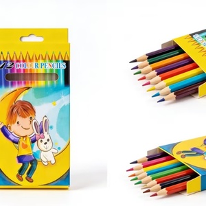 Material Escolar a Precio Económico, Juego de 12 Lápices de Colores Estándar para Arte, Lápices de Colores de Madera - Product Image 5