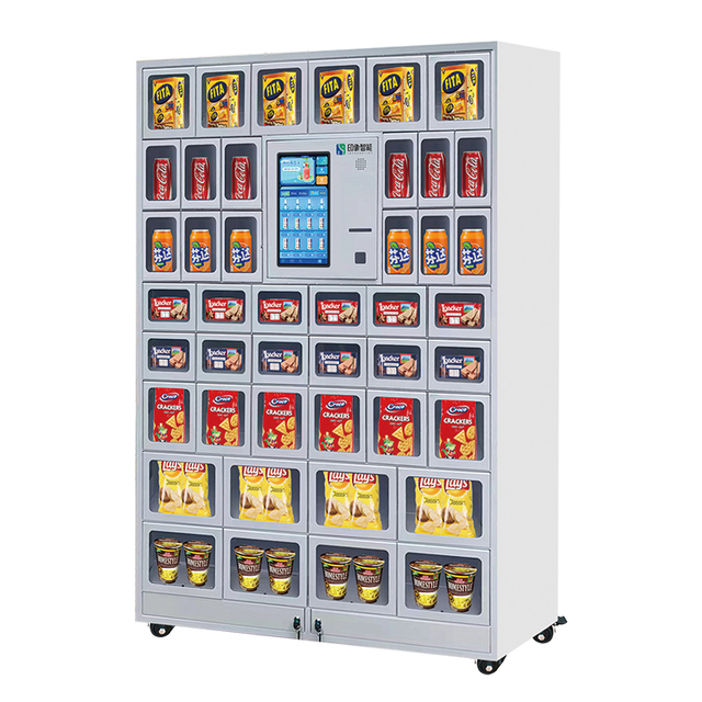 Popular Lokers Steel Vending Machine Blind Box Toy Snack Product Portfolio Coin Operator with 1 Year Warranty