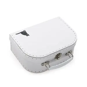 Factory price wedding favor box small cardboard suitcase shaped gift box