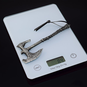 แผ่นเหล็กตีขึ้นรูปรูปตัว V Skyrim ขนาด17ซม. จอแสดงผล Battleaxe แบบจำลองพร้อมผลิตภัณฑ์หัตถกรรมโลหะแบบโบราณ - Product Image 5