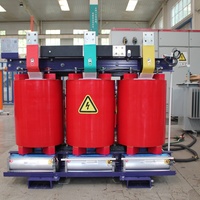Transformateur de distribution triphasé SCB14 de type sec 10/0,4 kV, transformateur de puissance intérieur certifié CE