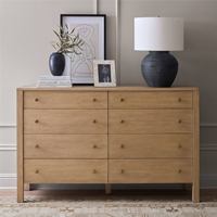 Lit double en bois massif de 1,8 m, style campagne américaine, pour chambre principale, avec dossier souple, lit en chêne rétro français, idéal pour gîte, lit en bois de 1,8 m