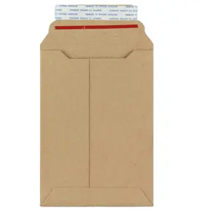 Benutzer definierte Wellpappe Kraft papier Mailer Umschlag bleiben flach Umschlag 500g/m²