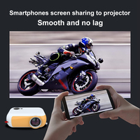 Projecteur Yinzam A10 en livraison directe, mini projecteur WiFi à écran miroir pour smartphone sans fil avec projecteurs vidéo portables 1080p
