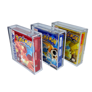 Boîte de jeu <span class=keywords><strong>Gameboy</strong></span> GBA GBC personnalisée Vitrine acrylique avec couvercle magnétique puissant pour boîte de rangement <span class=keywords><strong>Pokemon</strong></span> en acrylique - Product Image 4