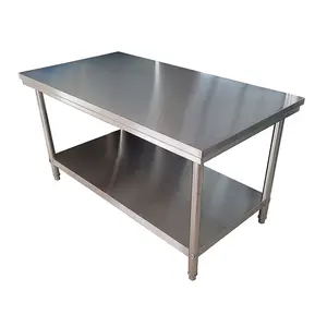 Tavolo in acciaio inossidabile tavolo da lavoro per attrezzature da cucina tavolo da lavoro in acciaio inossidabile da cucina