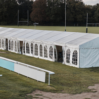 Tentes d'exposition en aluminium sur mesure de 20*30M pour 600 personnes, pour événements et fêtes en plein air