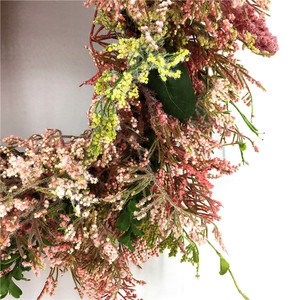 Factory Customization Craft Wedding Artificial <strong>Spring</strong> Front Door Pink <strong>Wreath</strong> - Product Image 4