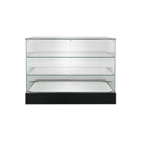 Vitrine d'exposition en verre de nouvelle conception avec éclairage LED, cadre en aluminium, comptoirs d'exposition sur pied, vitrines pour magasins de tabac