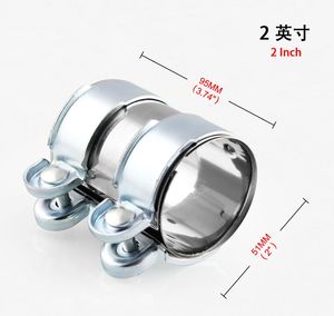 Collier de serrage à dégagement rapide en acier inoxydable avec bride mâle-femelle, joint de collecteur d'échappement, accessoires d'échappement performants - Product Image 6